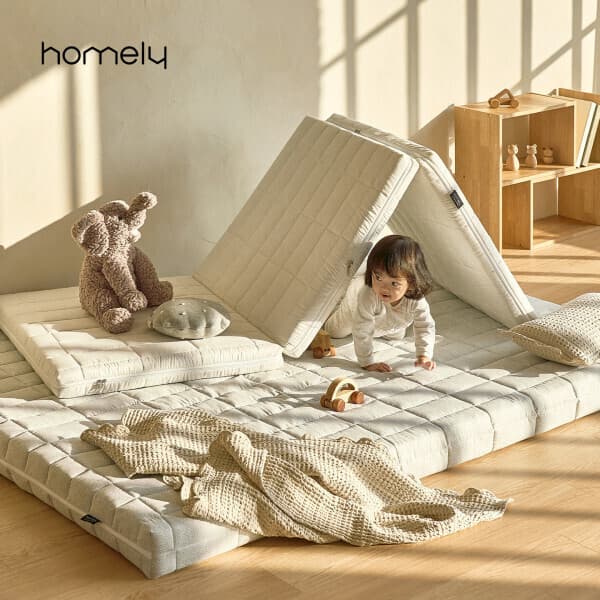 Homely_홈리 솜니 6/10cm 알러지케어 베이직 3단접이식 매트리스 토퍼 - 최저가 54,000원