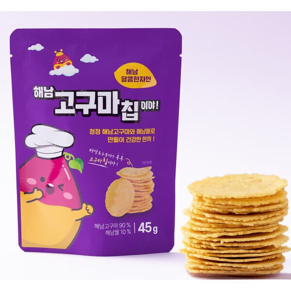 달콤한자연식품 해남 구운고구마칩 10봉 - 최저가 13,180원