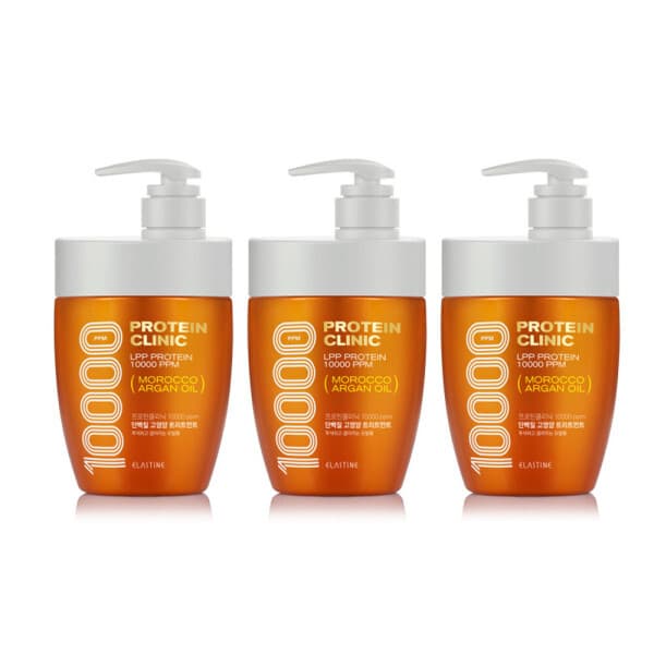 LG생활건강-스타배송 엘라스틴 프로틴클리닉 고영양 트리트먼트 700ml 3개