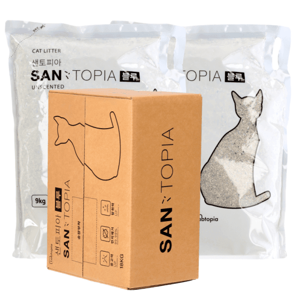 제노레이크(genolake) 프리미엄 고양이모래 샌토피아 블루 벤토나이트 18kg - 최저가 29,900원