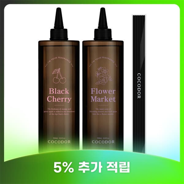 코코도르(주) 대용량 디퓨저 리필액 1000ml X 2개