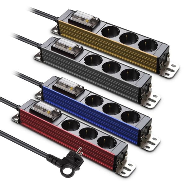 DS_store 4000W 알루미늄 고용량 멀티탭 누전차단 3구 3M