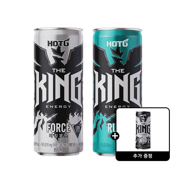 롯데칠성스타배송 핫식스 더킹 355ml 포스 24캔 + 러쉬 24캔