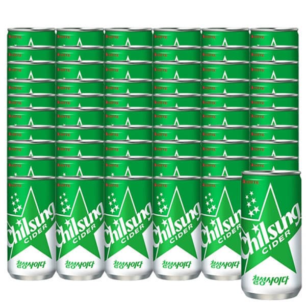 롯데칠성스타배송 칠성사이다 210ml x 60캔