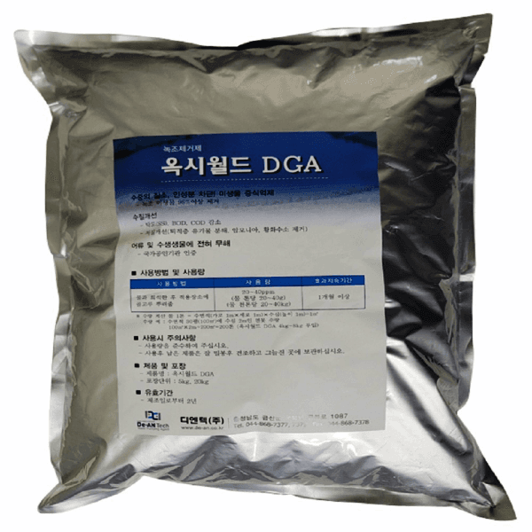 디엔텍(주) 옥시월드DGA 연못 저수지 녹조제거제 - 최저가 30,000원