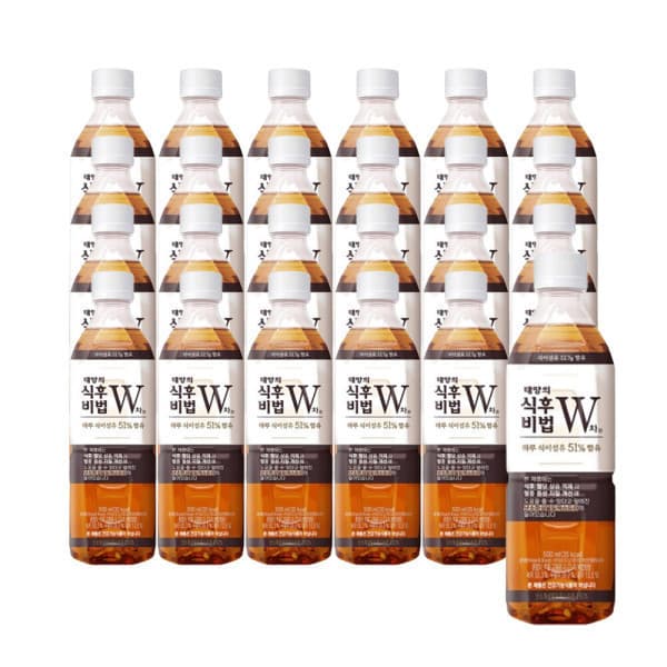 코카콜라-스타배송 W차 식후비법 500ml 24개 - 최저가 26,700원