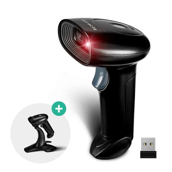 미라클엠 2D 무선 바코드 스캐너 QR결제 MQ160W - 최저가 39,800원