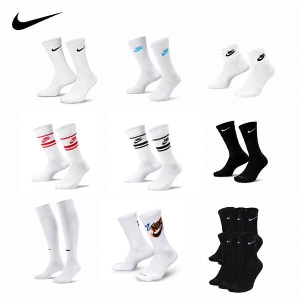 NIKE_ACC 나이키 스우시 양말 에브리데이 에센셜 쿠션 3P 6P SX7664-100 DX5025-100 - 최저가 15,400원