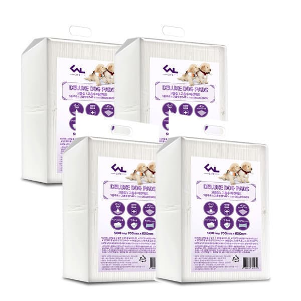 씨엔앨몰 CNL 배변패드 대형 45g 50매x4팩 200매 - 최저가 35,200원
