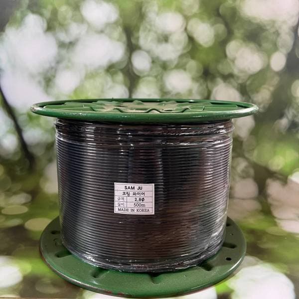 삼주기업 코팅와이어 와이어로프 PE 2.8mm 500M 1000M 하우스용 과수용 - 최저가 86,000원