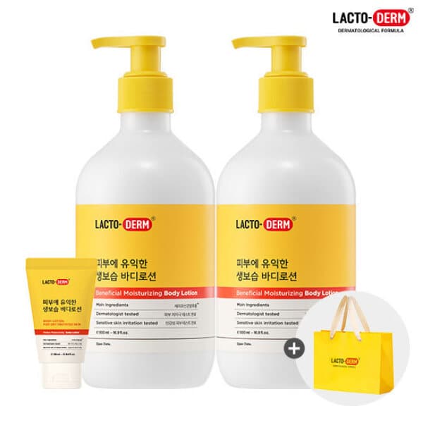 GS_SHOP 락토덤 생보습 로션 1L(500mlX2)+28ml