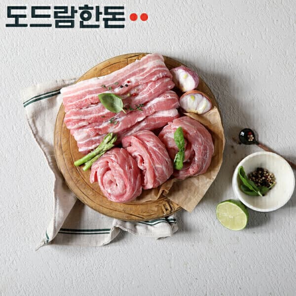 도드람한돈 도드람한돈 1등급 등심꽃살 구이용 1kg