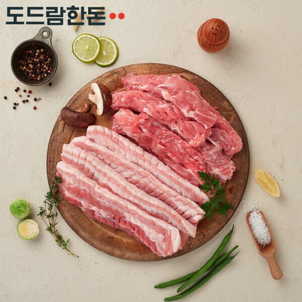 도드람한돈 도드람한돈 1등급 등심꽃살 1KG