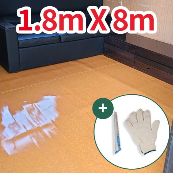 장판나라. 단단애101 (폭180cm x 길이8m) 노랑장판