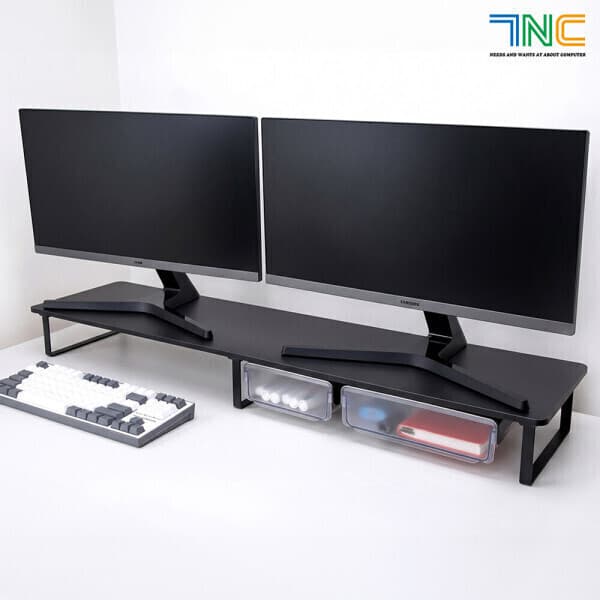 트랜드오피스 7NC 와이드 듀얼 모니터 받침대 1000mm