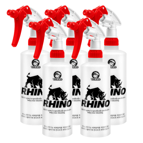최저가스피드배송 청소해결사 라이노 분무기 500ml 5세트