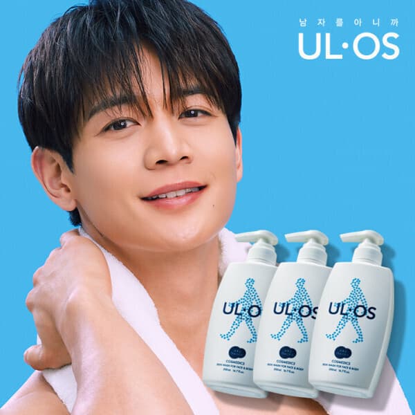 우르오스_온라인_공식 우르오스 스킨 워시 500ml x 3