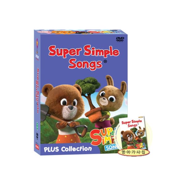 핫트랙스 DVD 슈퍼심플송 플러스 컬렉션 14종세트 가사집포함