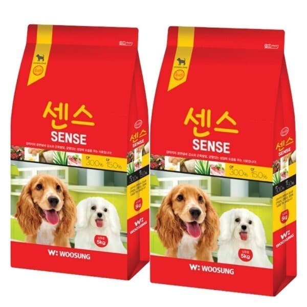구딘 우성 독무대 센스 애견사료 5kg X 2개