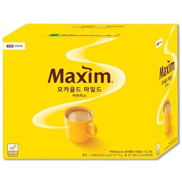 큐마트솔루션 맥심 모카골드 커피믹스 400T