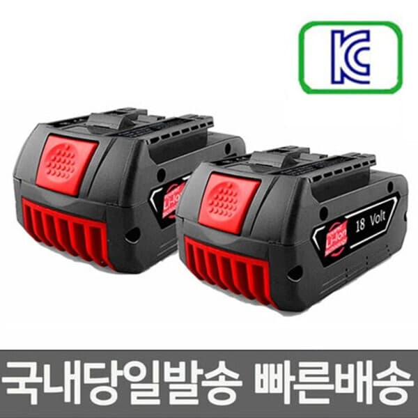 공구베터리전문점 보쉬 BAT609 전동드릴 충전배터리 18V 6.0Ah 2p