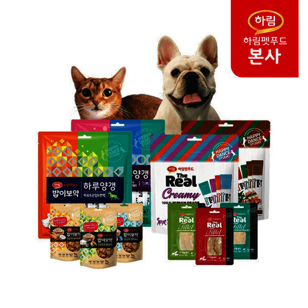 하림펫푸드 하림펫푸드 강아지/고양이 간식 하루양갱 츄르 필렛 강아지껌 쿠키 닭가슴살 동결건조 - 최저가 25,000원