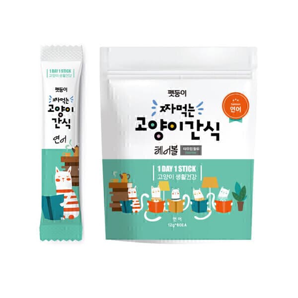장군이네상점입니다 펫둥이 고단백 고양이 간식 츄르 60P