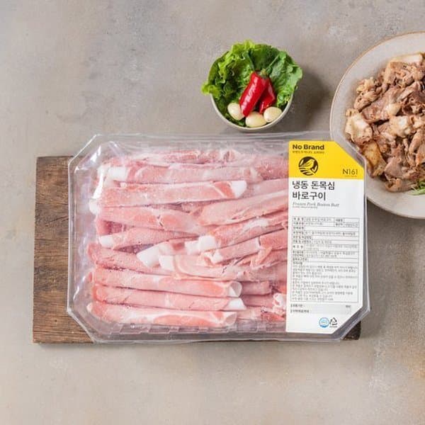 이마트몰쓱배송 노브랜드냉동 돈목심 바로구이 1kg