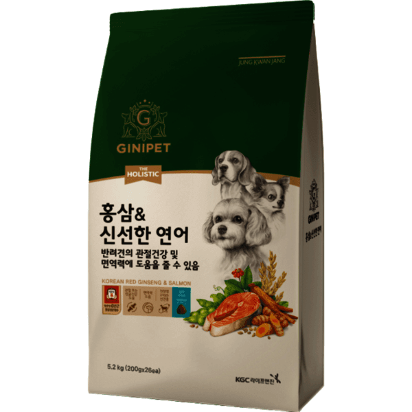 펫피플라이프 정관장 지니펫 더홀리스틱 홍삼 연어 5.2kg
