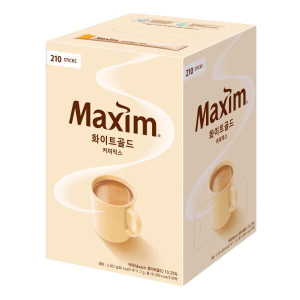 롯데 아이몰 맥심 화이트골드 커피믹스 210T