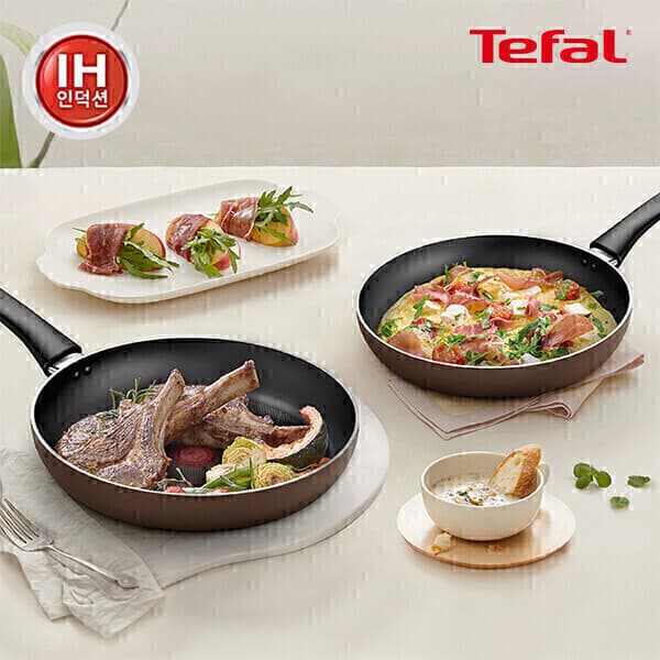 Tefal 테팔 뉴 이노바시오 인덕션 프라이팬 2종 세트 (팬24+28)