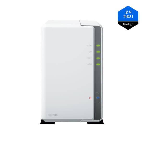 아이웍스 시놀로지 DS223J 아이언울프 8TB (4TB x 2개) 정품 - 최저가 1,026,000원