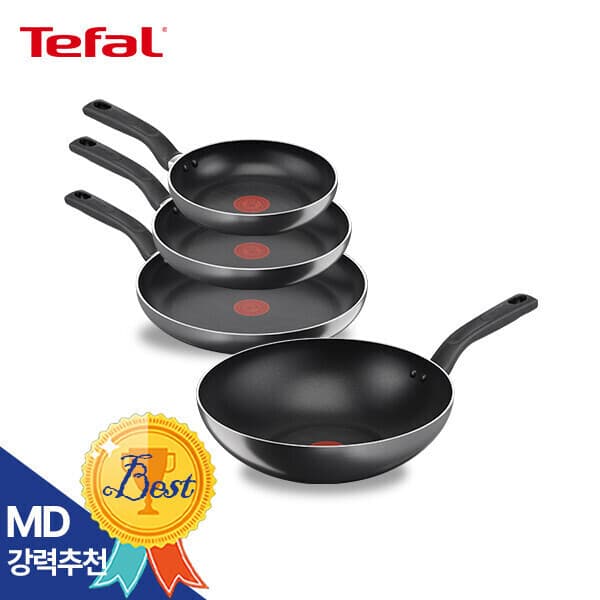 Tefal 테팔 쿡이지 프라이팬 4종세트 팬20 팬24 팬28 웍28 - 최저가 116,750원