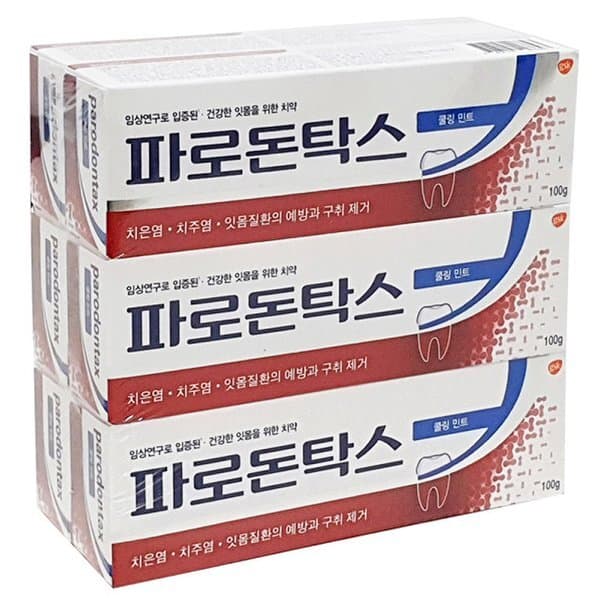 신세계몰 파로돈탁스 데일리 후로라이드 쿨링민트 치약 100g x6개 - 최저가 21,490원