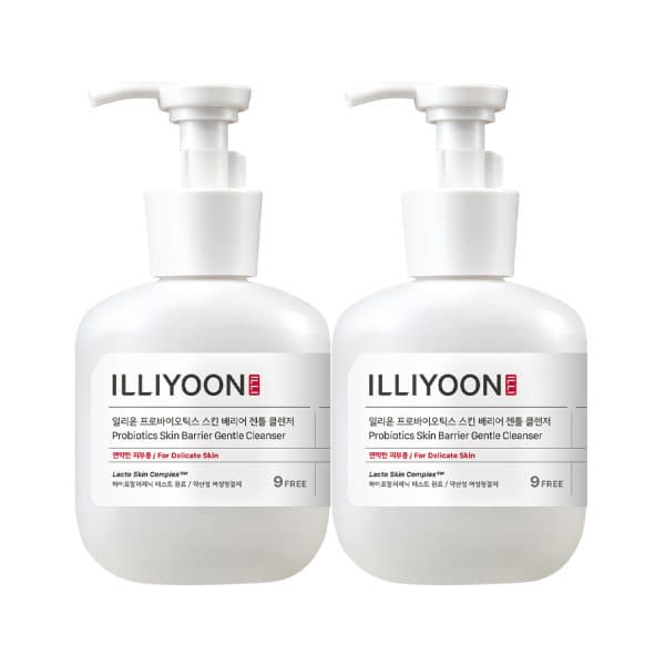 아모레퍼시픽바디헤어 일리윤 프로바이오틱스 스킨 배리어 젠틀 클렌저 300ml 2개