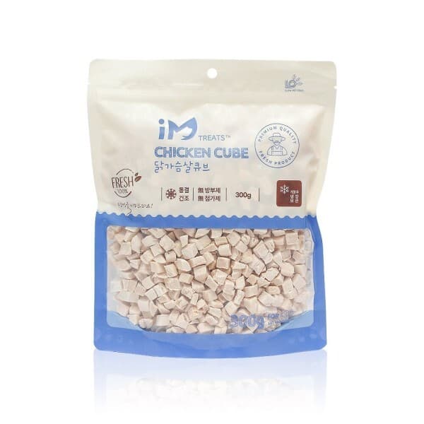 펫츠파파 아임트릿 동결건조 간식 치킨큐브 300g - 최저가 15,100원