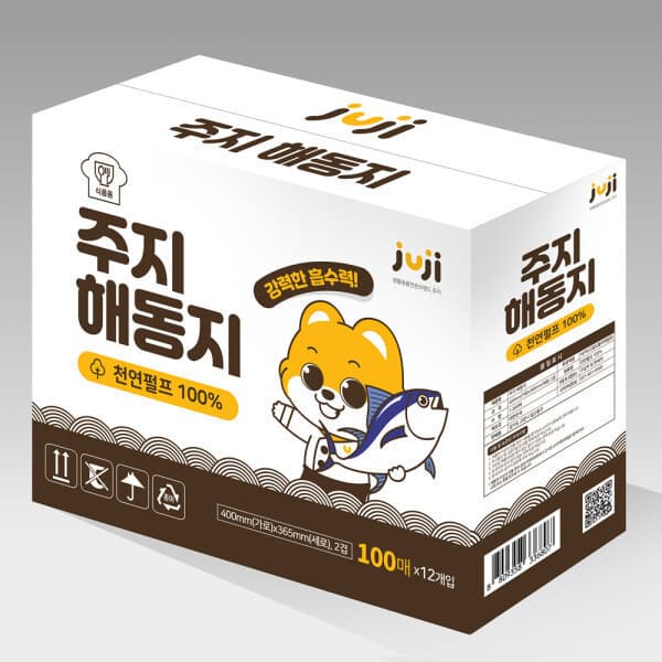 주지마켓 주지 프리미엄 해동지 1200매 참치 흡수지