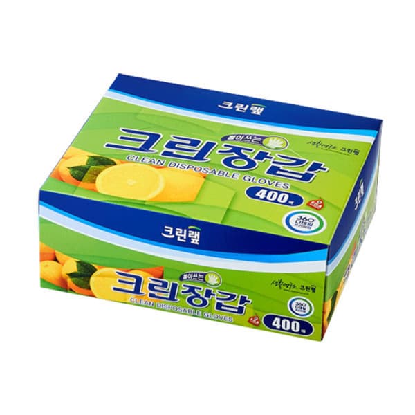 씨앤아이마켓 크린랲 크린장갑 400매 위생장갑