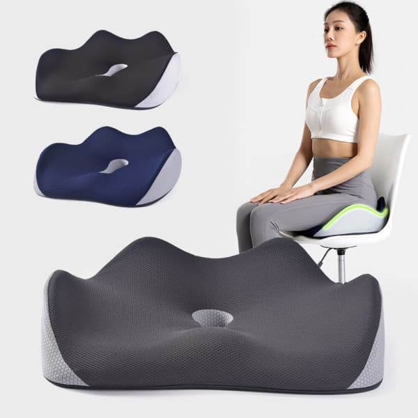 아띠꼴로 사무실 수험생 기능성 키높이 의자 방석 3D 쿠션방석 학생 임산부 메모리폼 라텍스 엉덩이 골반 자세교정 - 최저가 24,500원