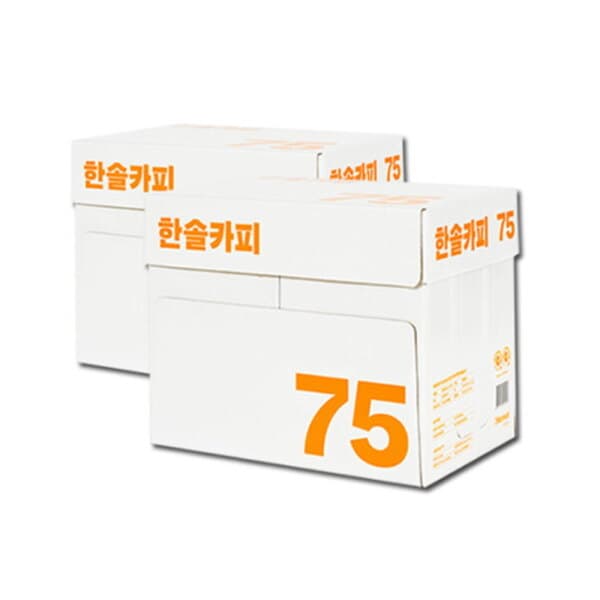 롯데아이몰 한솔제지 한솔카피 A4용지 75g 2500매 2박스 - 최저가 39,510원