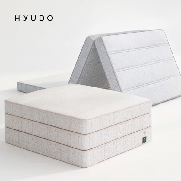 Hyudo_휴도 국내생산 제주 허리 본넬 접이식 매트리스 토퍼 13/15cm MS/S/SS/Q - 최저가 129,000원