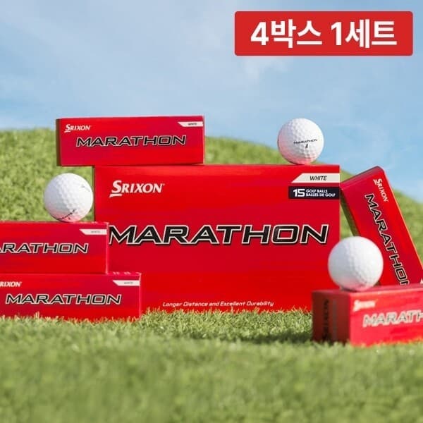 W쇼핑TV홈쇼핑 던롭 스릭슨 마라톤 롱 디스턴스 2피스 골프공 60구 - 최저가 70,900원