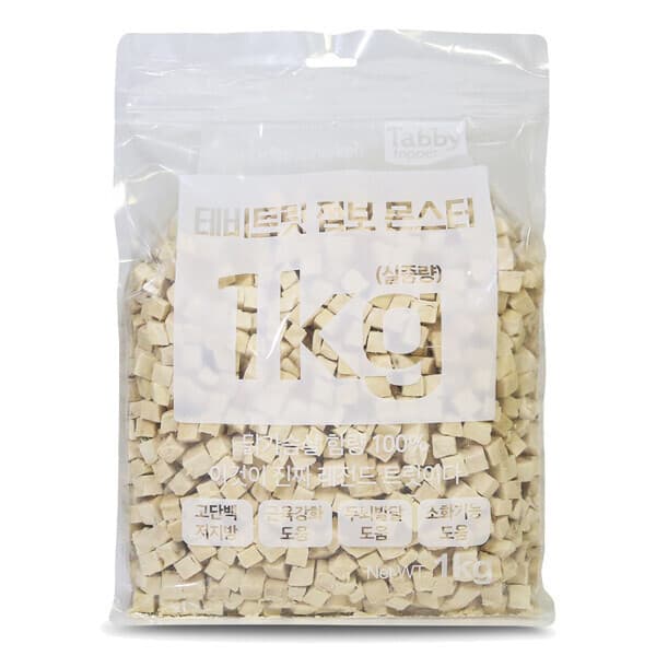 멍멍스타 테비트릿 고양이간식 동결건조 점보 몬스터 1kg - 최저가 22,900원