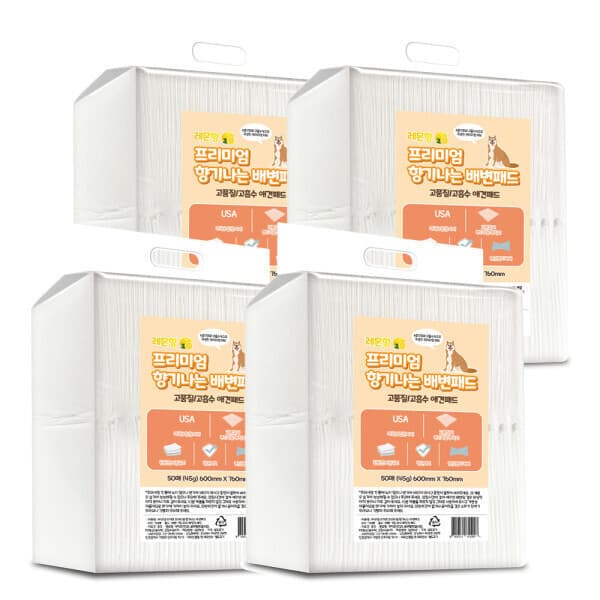 씨엔앨몰 씨엔앨라이프 디럭스 배변패드 레몬향 45g x 200매 - 최저가 35,200원