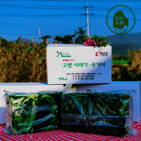 해피유통2012 해남 무청시래기 20kg 냉동