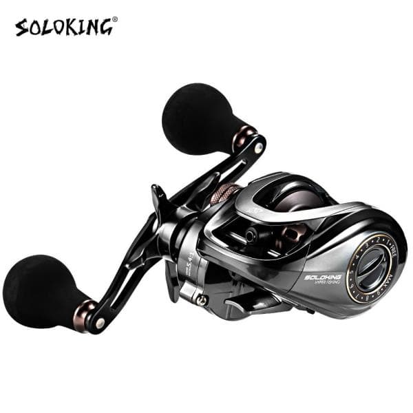 모모스스토리 SOLOKING HIAW200 베이트캐스팅 릴 베트리엘 최대 드래그 9.5kg 12 베어링 5.4/7.2 기어 비율 - 최저가 53,800원