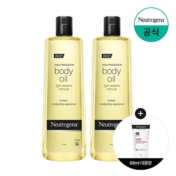 CJ온스타일 세서미 바디오일 473ml x2