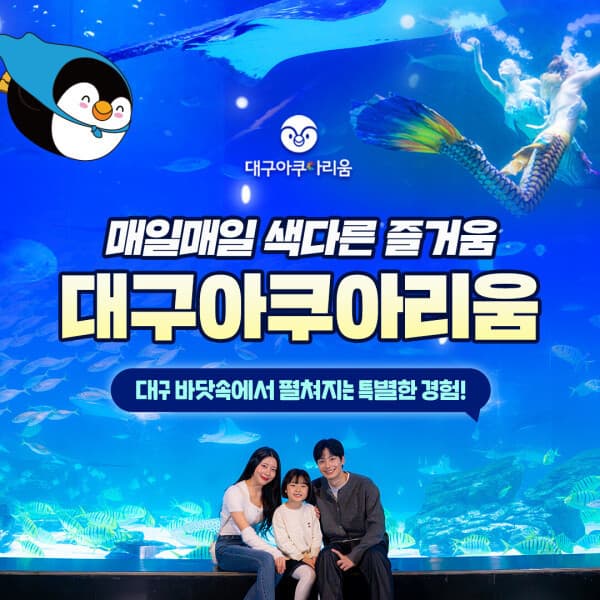 힐팩2 대구아쿠아리움 입장권
