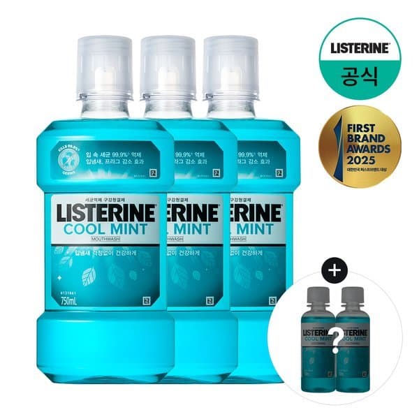 신세계몰 리스테린 쿨민트 100ml x2 + 750ml x3 - 최저가 15,980원