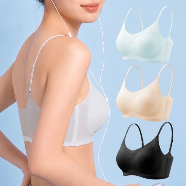 어나더디 (3개세트) 아이스터치 심리스 끈 브라탑 28g 슬림 여름 브라